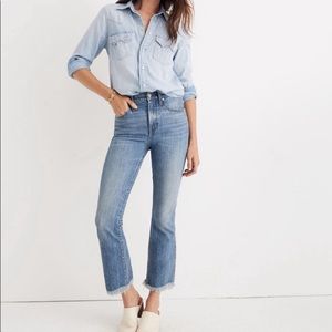 Madewell Cali-Demi Boot Cut Denim Sz 30